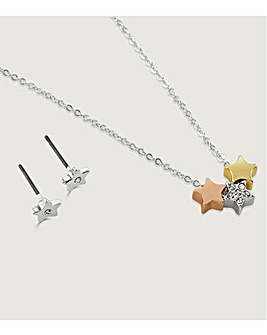 Buckley London Starburst Necklace & Earring Set