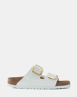 Birkenstock Arizona White Big Buckle Sandals - Standard Fit (D)
