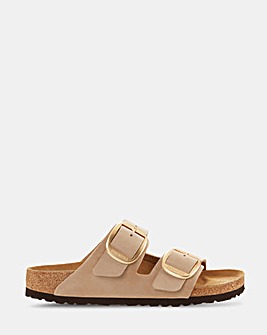 Birkenstock Arizona Sandcastle Nubuck Big Buckle Sandals - Standard Fit (D)