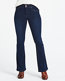 Premium Shape & Sculpt Indigo Bootcut Jeans Long Length