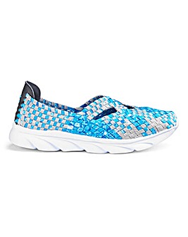 Stretch Crossover Leisure Shoes Wide E Fit