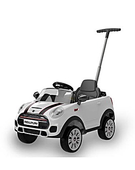 Mini Cooper Play Push Car with Parental Handle