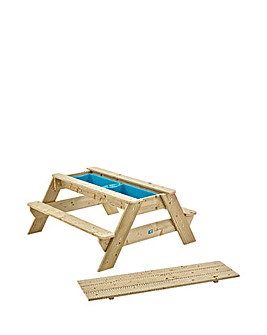 Tp Deluxe Wooden Picnic Table Sandpit