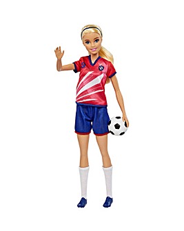 Barbie Careers Footballer Player Doll