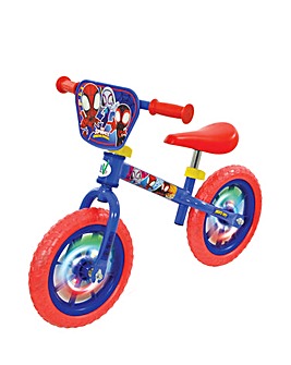 Spidey & His Amazing Friends 12 inch Balance Bike with Light Up Wheels