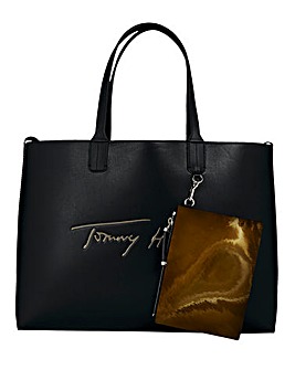 Tommy Hilfiger Iconic Tote With Zip Pouch