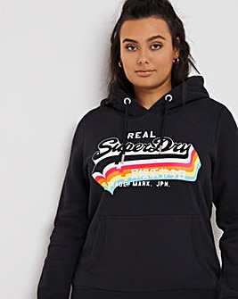 Superdry Vintage Rainbow Hoodie