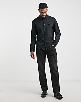 BOSS Dark Blue Long Sleeve Motion Shirt