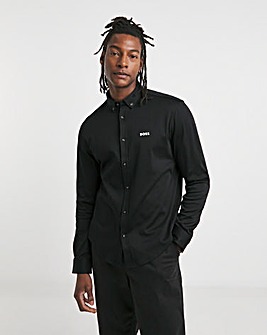 BOSS Black Long Sleeve Motion Shirt