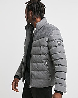 BOSS Grey Padded Jacket