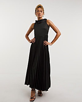 Closet London Draped Neck Dress