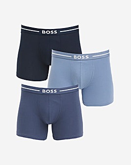 BOSS 3 Pack Black Bold Logo Boxer Brief