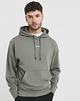 BOSS Grey Small Logo Hoodie