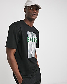 BOSS Short Sleeve Black Graphic Logo T-Shirt