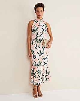Phase Eight Willow Floral Cowl Neck Dress
