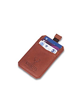 Woodland Leather Pull Tab CC 3.1" RFID