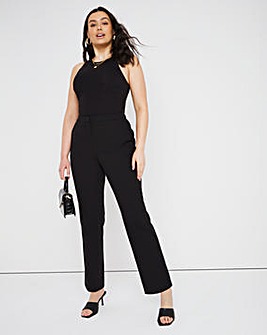 Tailored Straight Leg Trousers Long