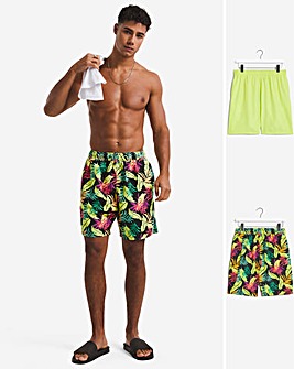 Pack 2 Quick Dry Swimshorts