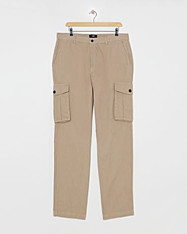 Garment Dyed Loose Fit Cargo