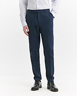 Regular Fit Linen Blend Trouser