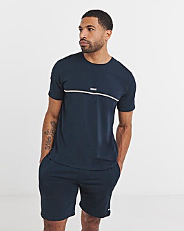 BOSS Short Sleeve Logo Lounge T-Shirt - Dark Blue