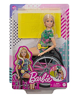 Barbie Doll with Wheelchair & Ramp