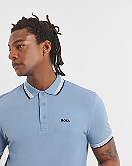 BOSS Classic Short Sleeve Paddy Polo - Light Blue