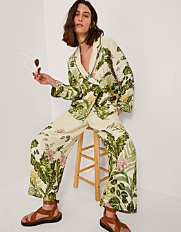 Monsoon Fleur Floral Wide Leg Trousers
