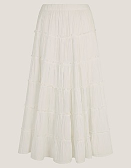 Monsoon Ginny Tiered Maxi Skirt