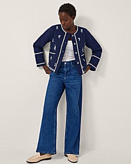 Monsoon Evie Floral Quilted Jacket