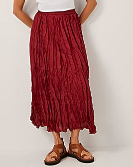 Monsoon Odessa Crinkle Maxi Skirt