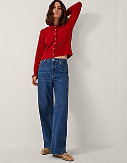 Monsoon Clea Frill Collar Cardigan