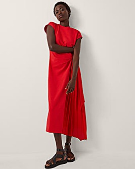 Monsoon Tilly Tie-Side Jersey Midi Dress