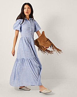 Monsoon Winnie Stripe Maxi Shirt Dress