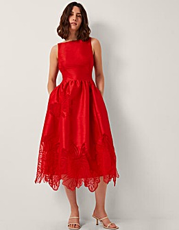 Monsoon Frida Cutwork Midi Dress