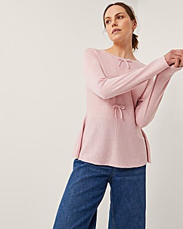 Monsoon Paula Peplum Bow Jumper