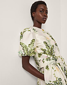 Monsoon Anne Floral Puff Sleeve Jacket