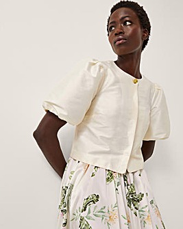 Monsoon Anne Puff Sleeve Jacket