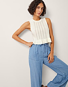 Monsoon Ruby Ruffle Knit Tank Top