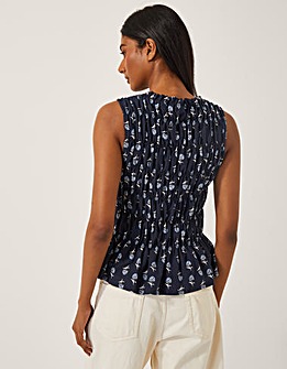 Monsoon Deniz Smocked Floral Top