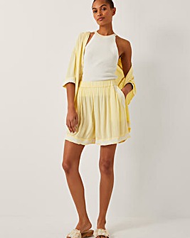Monsoon Sienna Ricrac Crinkle Shorts