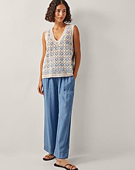 Monsoon Ray Crochet Tank Top