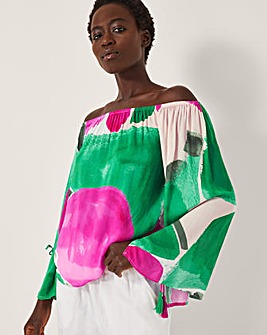 Monsoon Miley Colour Block Bardot Top