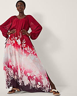 Monsoon Lilian Floral Print Maxi Dress