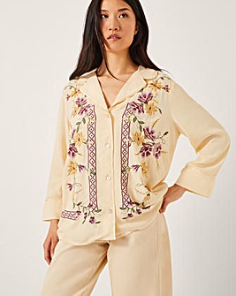 Monsoon Elodie Floral Embroidered Shirt