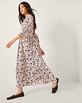 Monsoon Jacqueline Floral Midi Dress