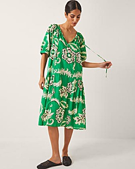 Monsoon Kristen Floral Print Smock Dress