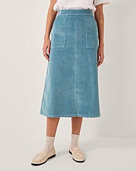 Monsoon Malika Corduroy Midi Skirt
