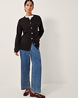 Monsoon Bella Braid Pocket Cardigan