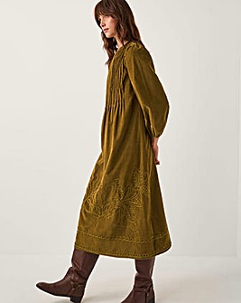 Monsoon Joyce Corduroy Midi Dress